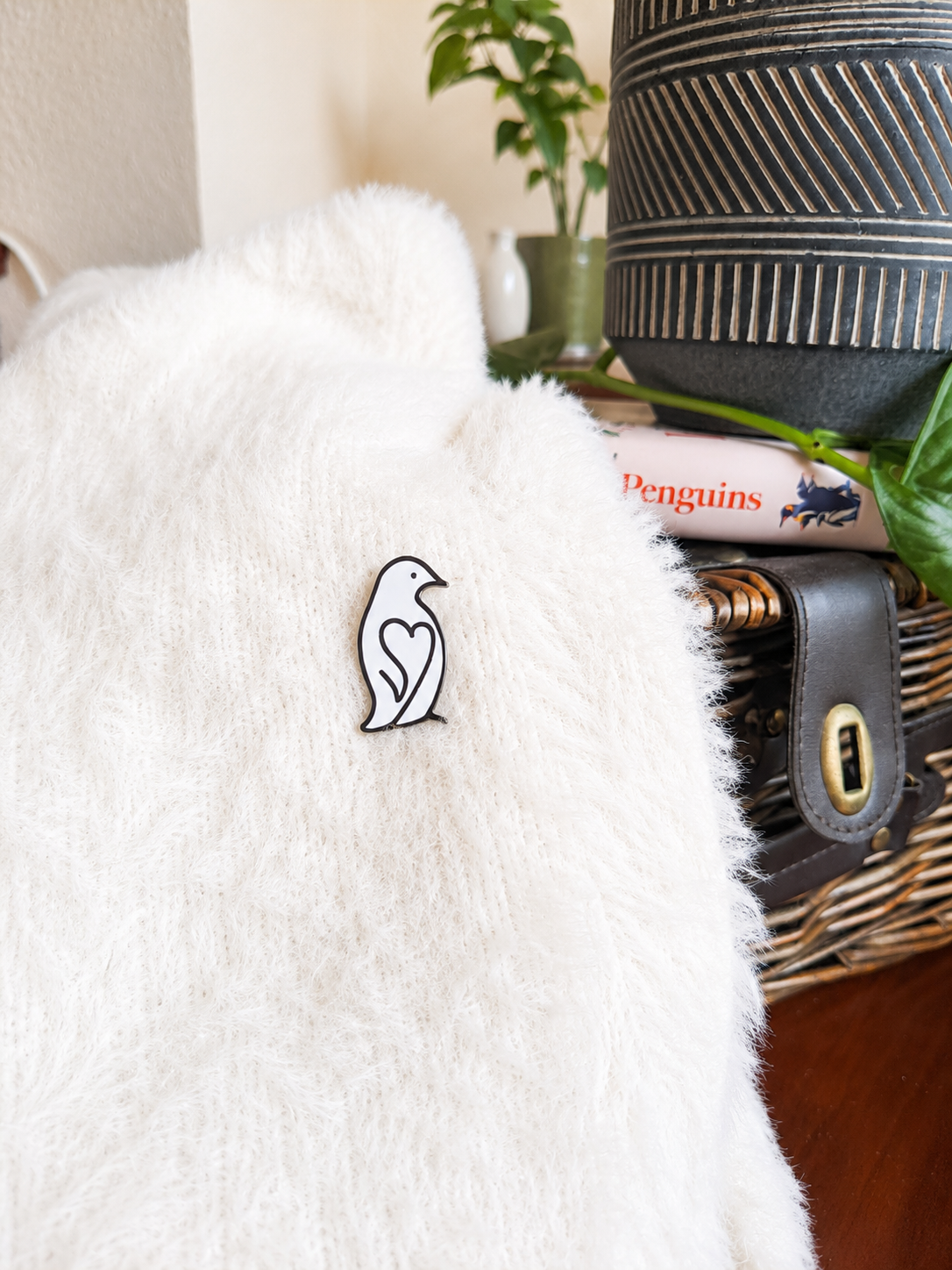Passion for Penguins Signature Enamel Pin