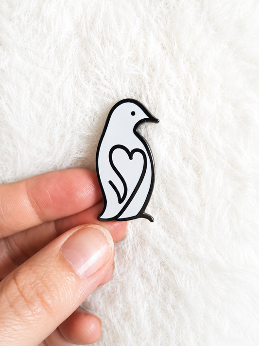 Passion for Penguins Signature Enamel Pin