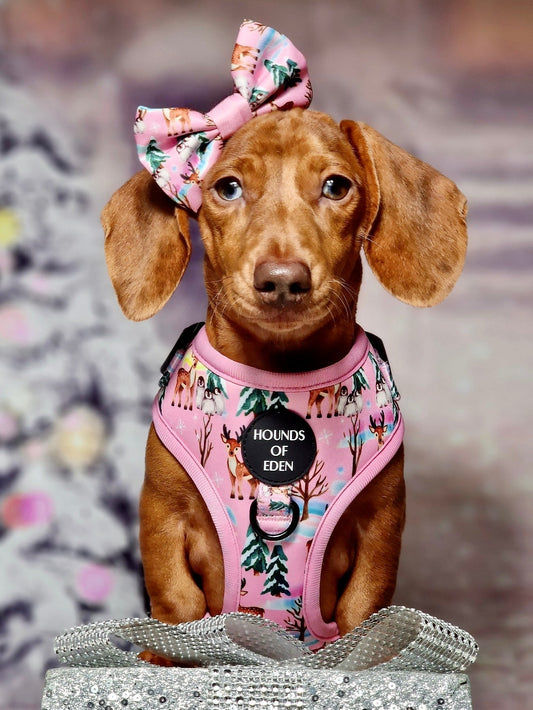 Pink Penguin Design Dog Harness