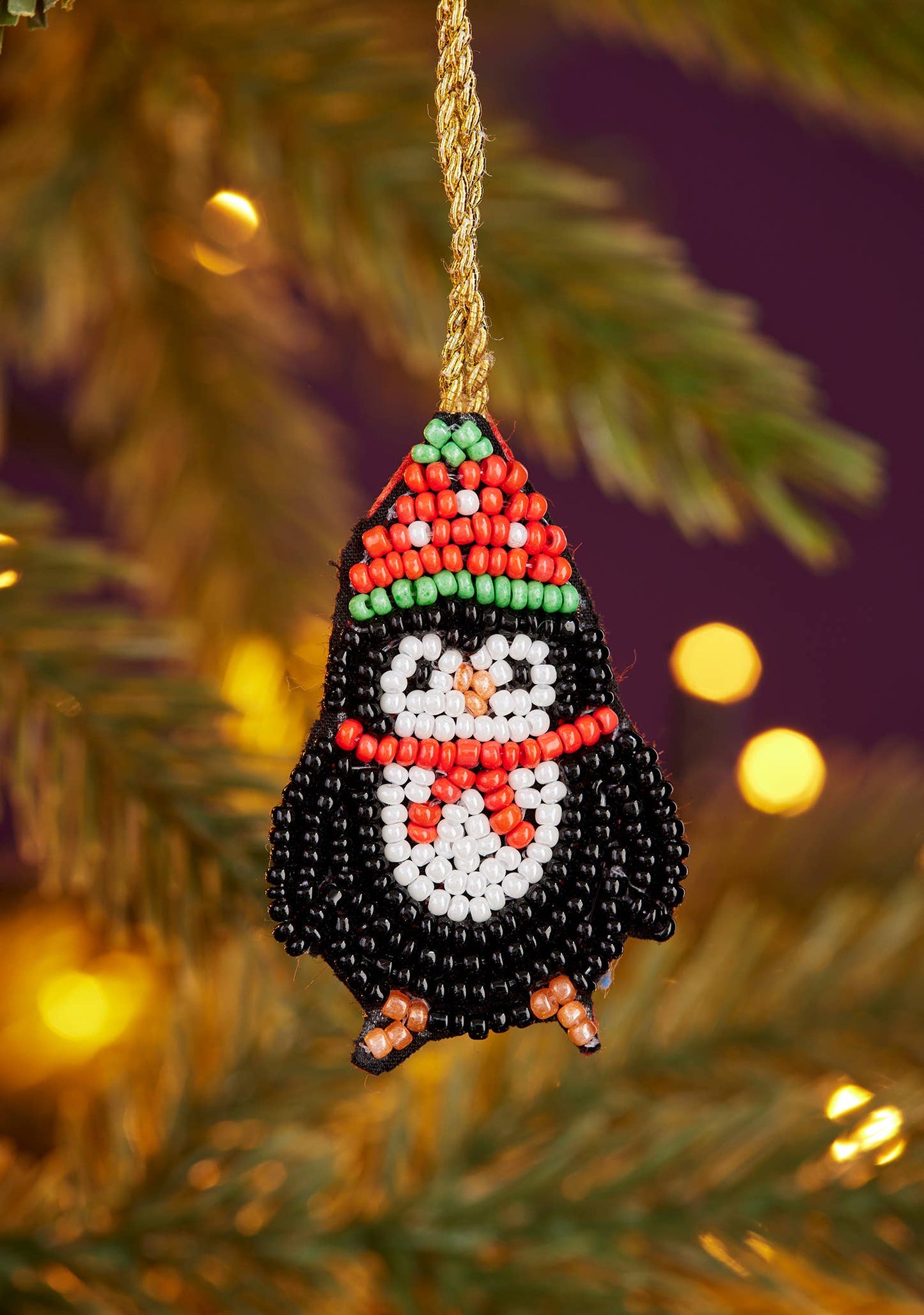 Penguin Beaded Decoration