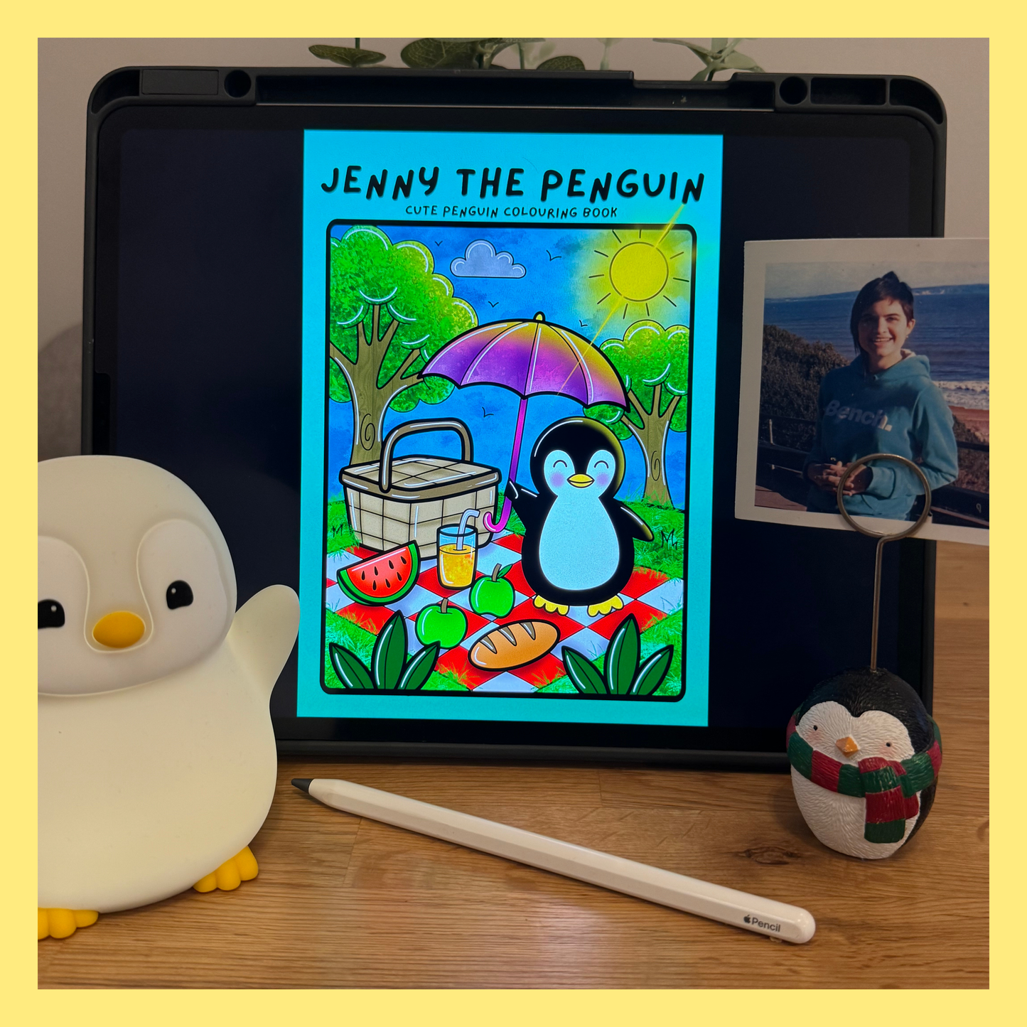 Jenny the Penguin: Colouring Book Vol. 4 — Digital Download