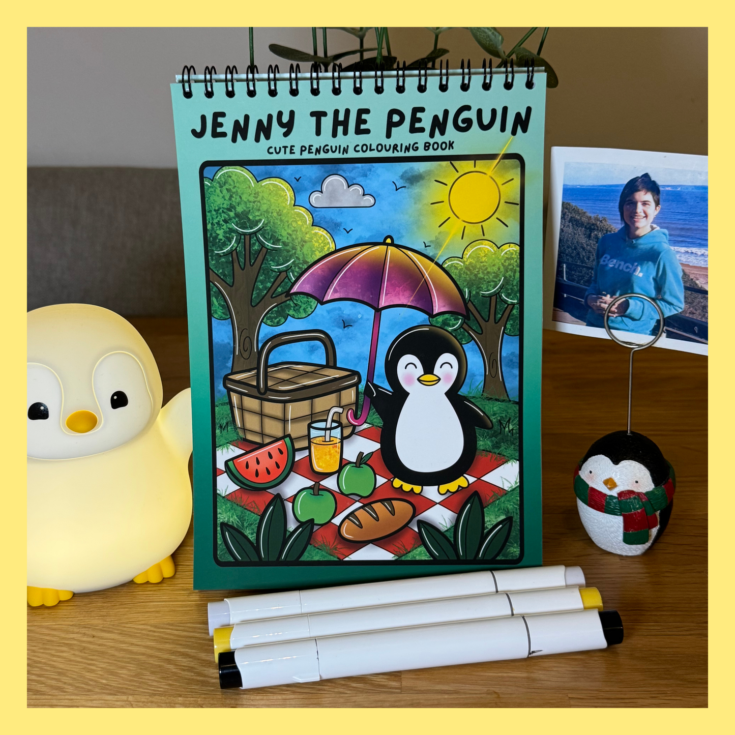 Jenny the Penguin: A5 Colouring Book Vol. 4