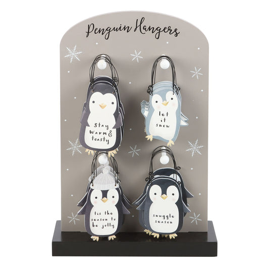 Hanging Penguin Signs