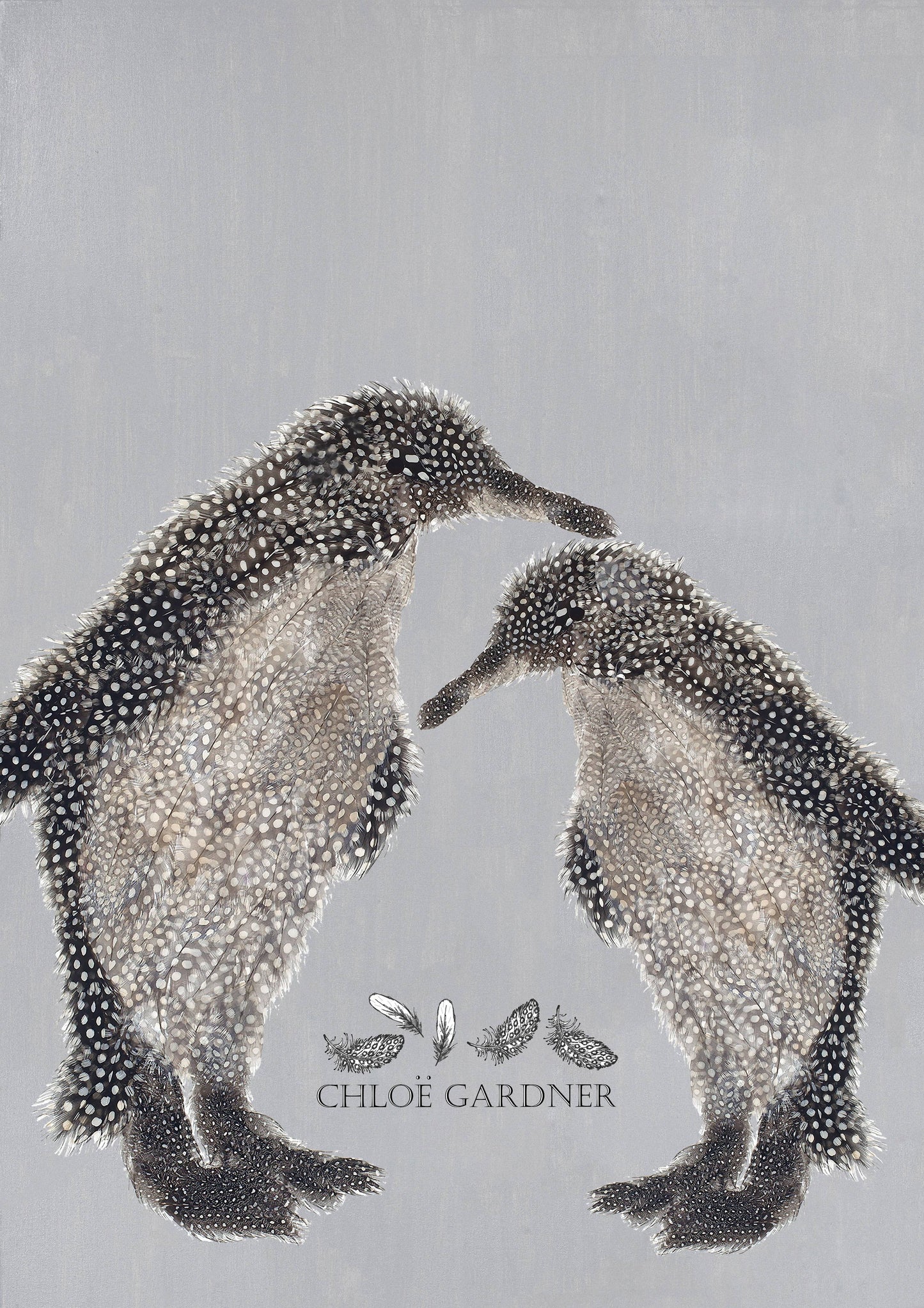 Large Penguin & Rockhopper Chopping Board