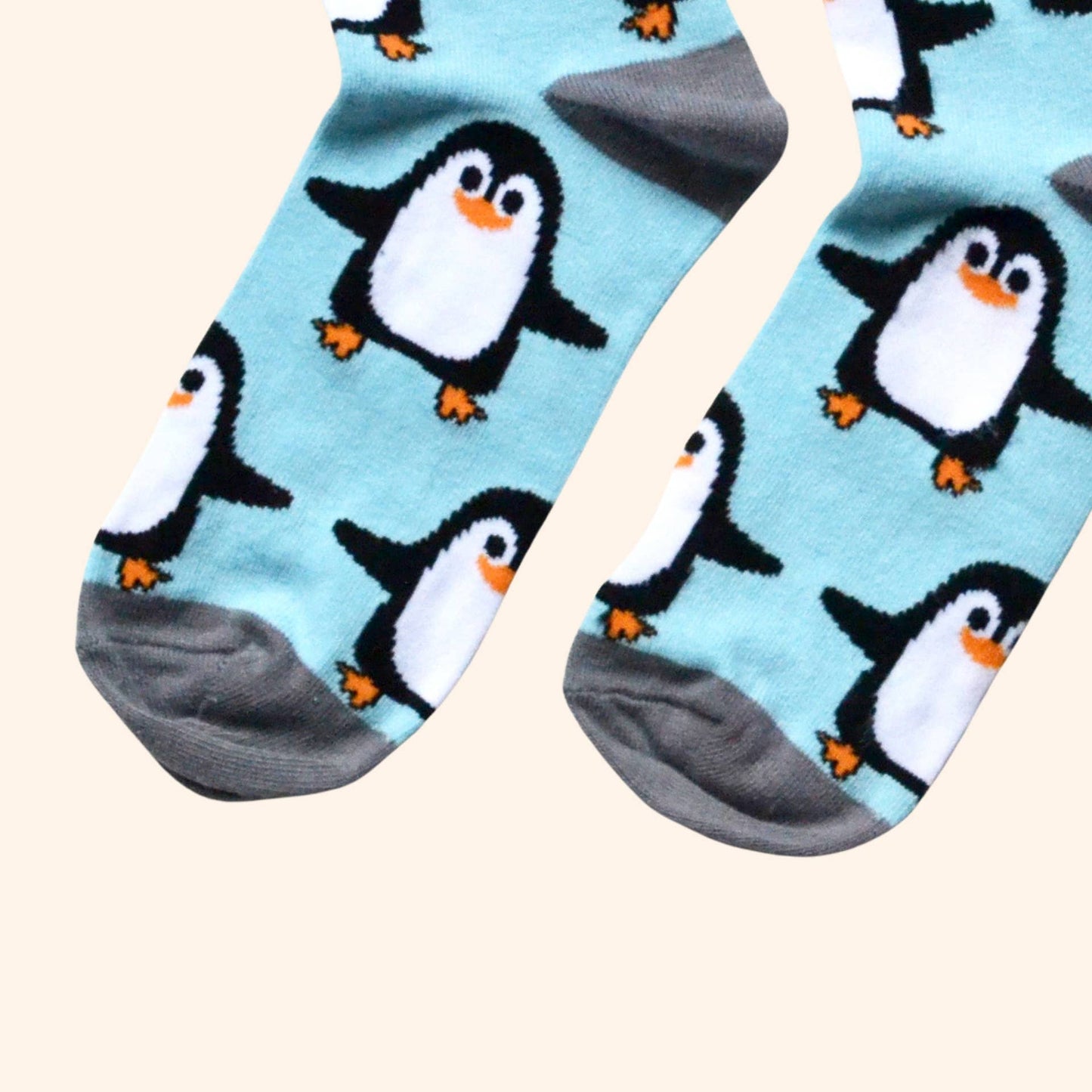 Penguin Socks | Bamboo Socks | Aqua Socks: Penguins / Single Pair / UK Adult 4-7