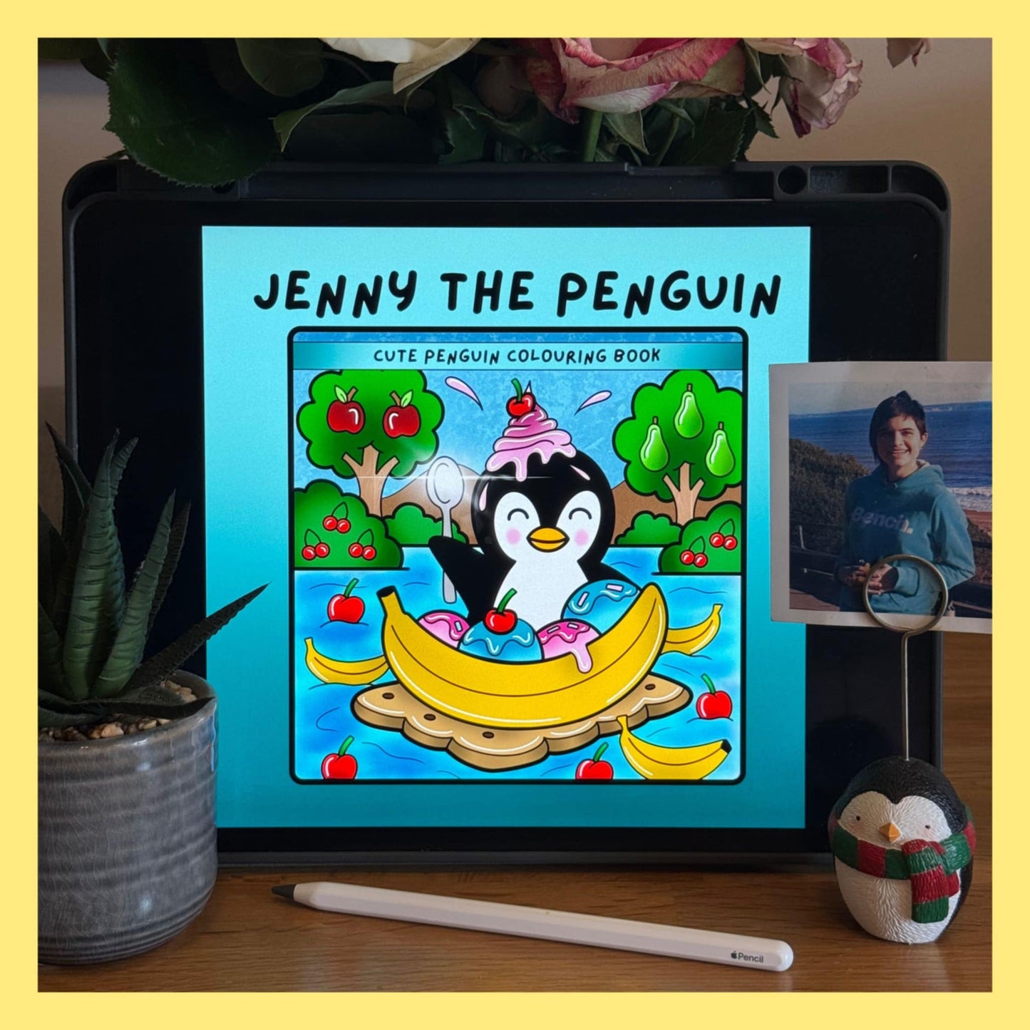Jenny the Penguin: Colouring Book Vol. 3 — Digital Download