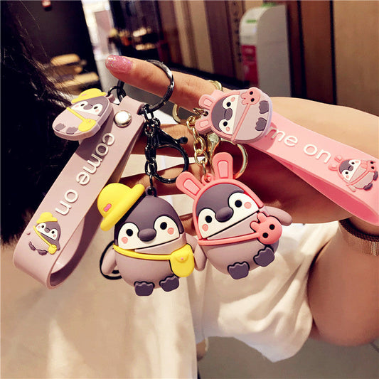 Cute Penguin Keychain Couple