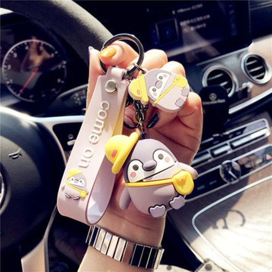 Cute Penguin Keychain Couple