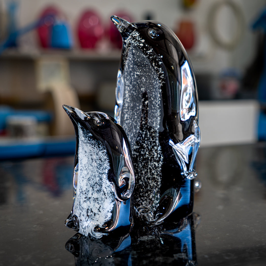 Penguin Memorial Glass Ornament — A Lasting Tribute