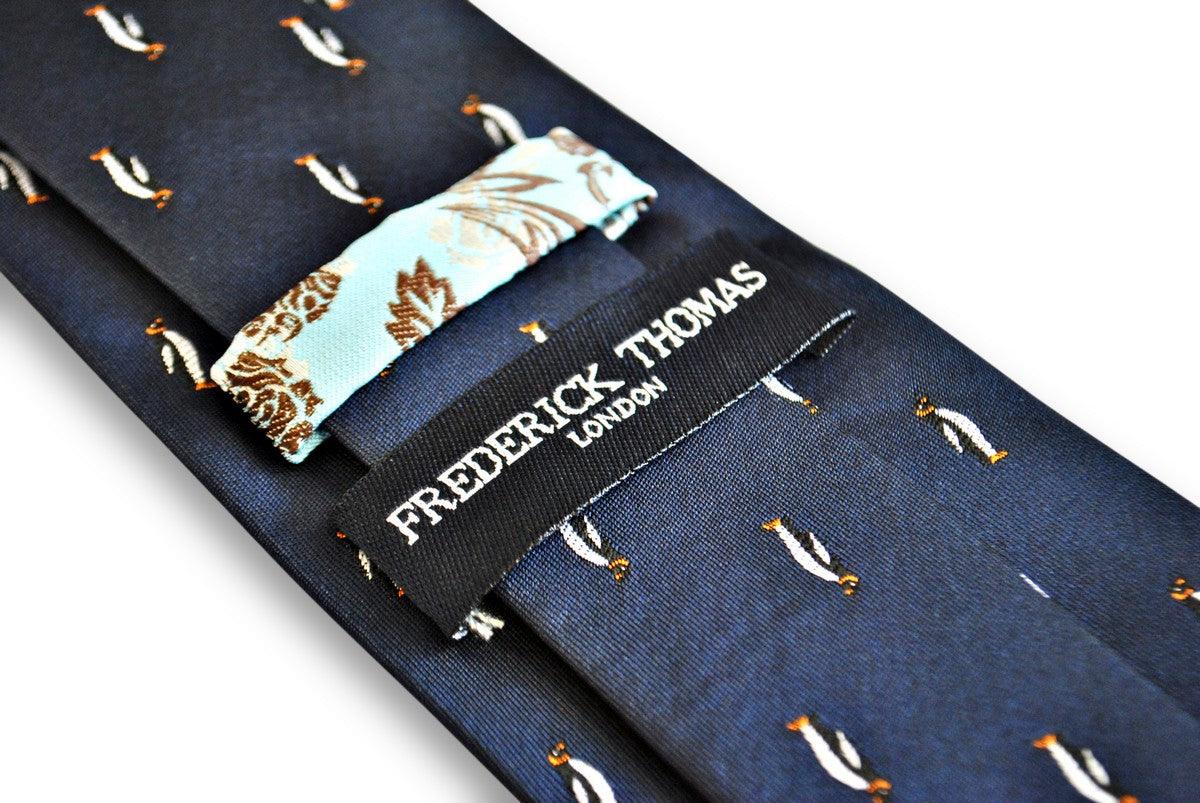 Classic Navy Penguin Tie