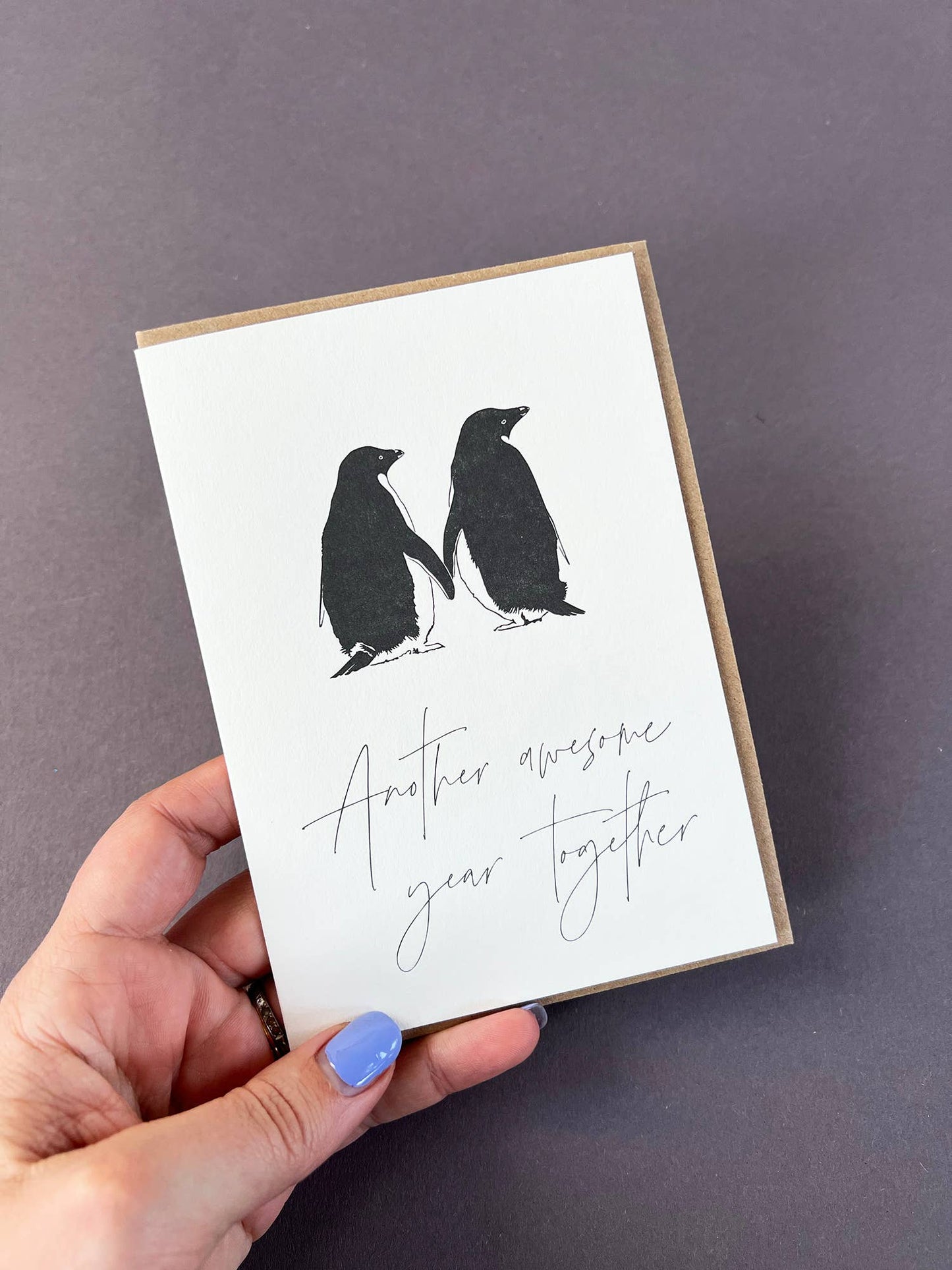 Penguin Sweethearts Card