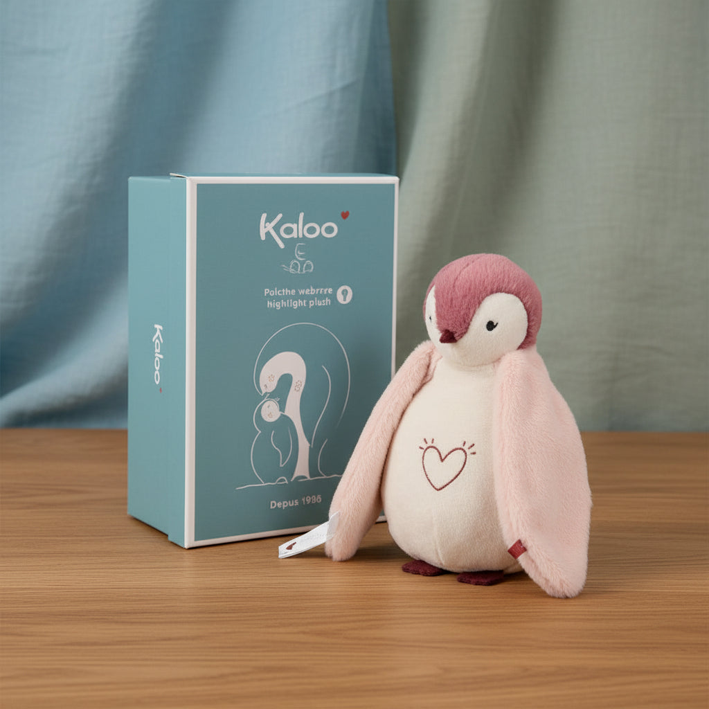 Nightlight Plush Penguin - Pink