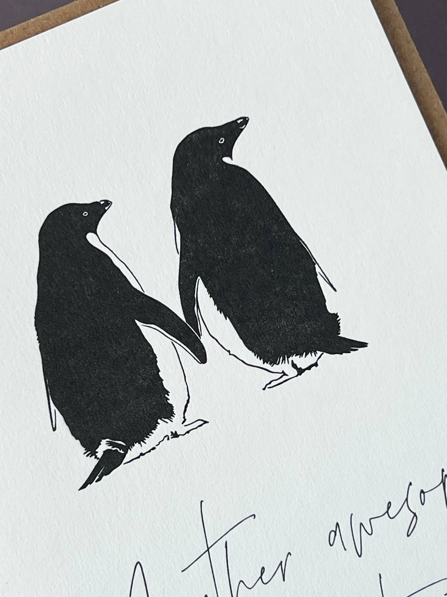 Penguin Sweethearts Card