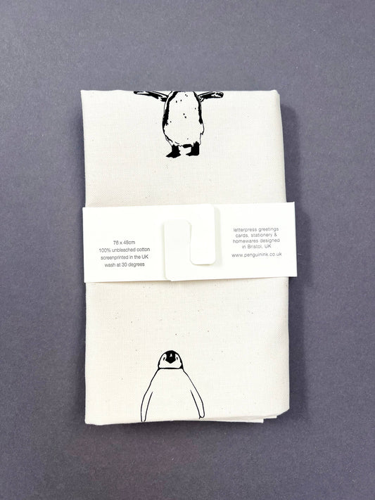Multi Penguin Tea Towel