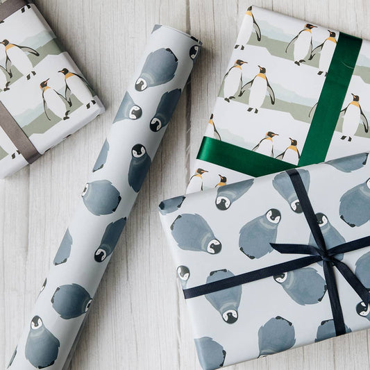 Baby Penguin Wrapping Paper