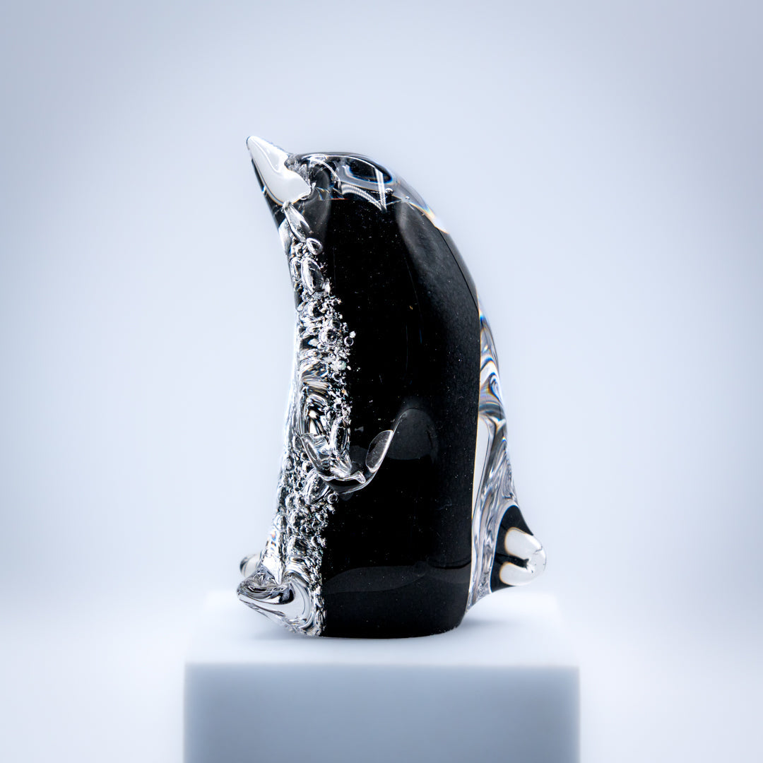 Penguin Memorial Glass Ornament — A Lasting Tribute