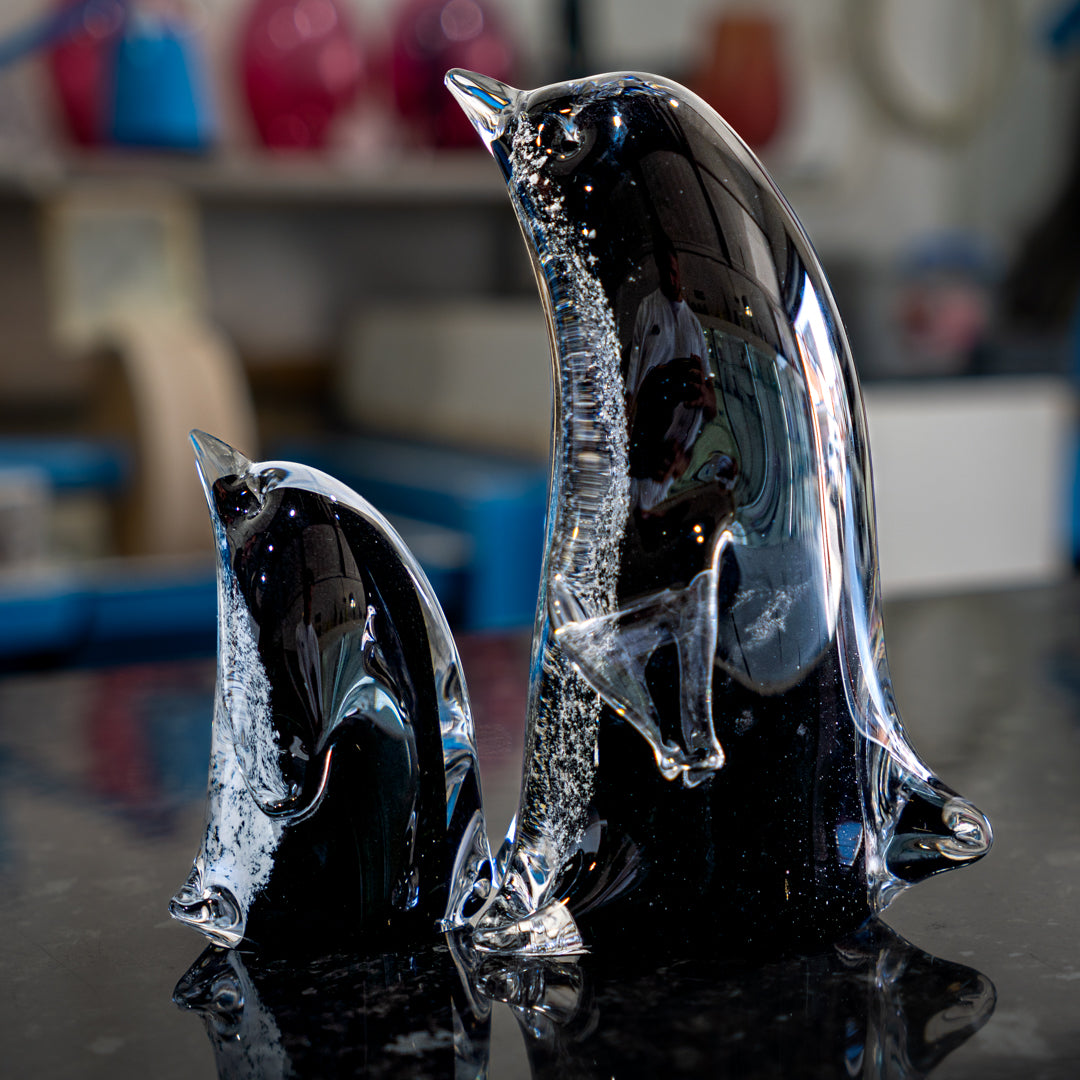Penguin Memorial Glass Ornament — A Lasting Tribute