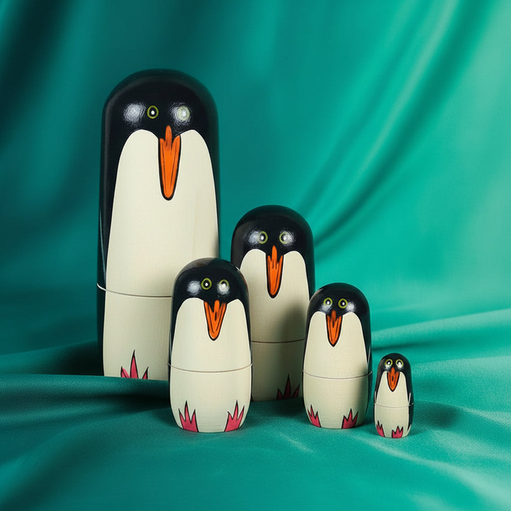 Penguin Russian Doll
