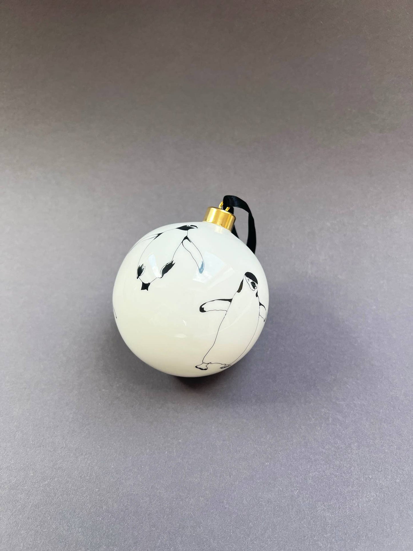 Penguin Bauble Large