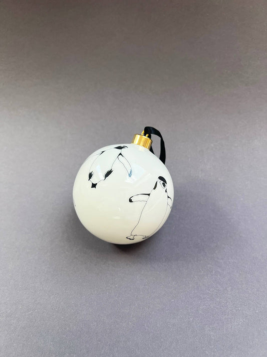 Penguin Bauble Large