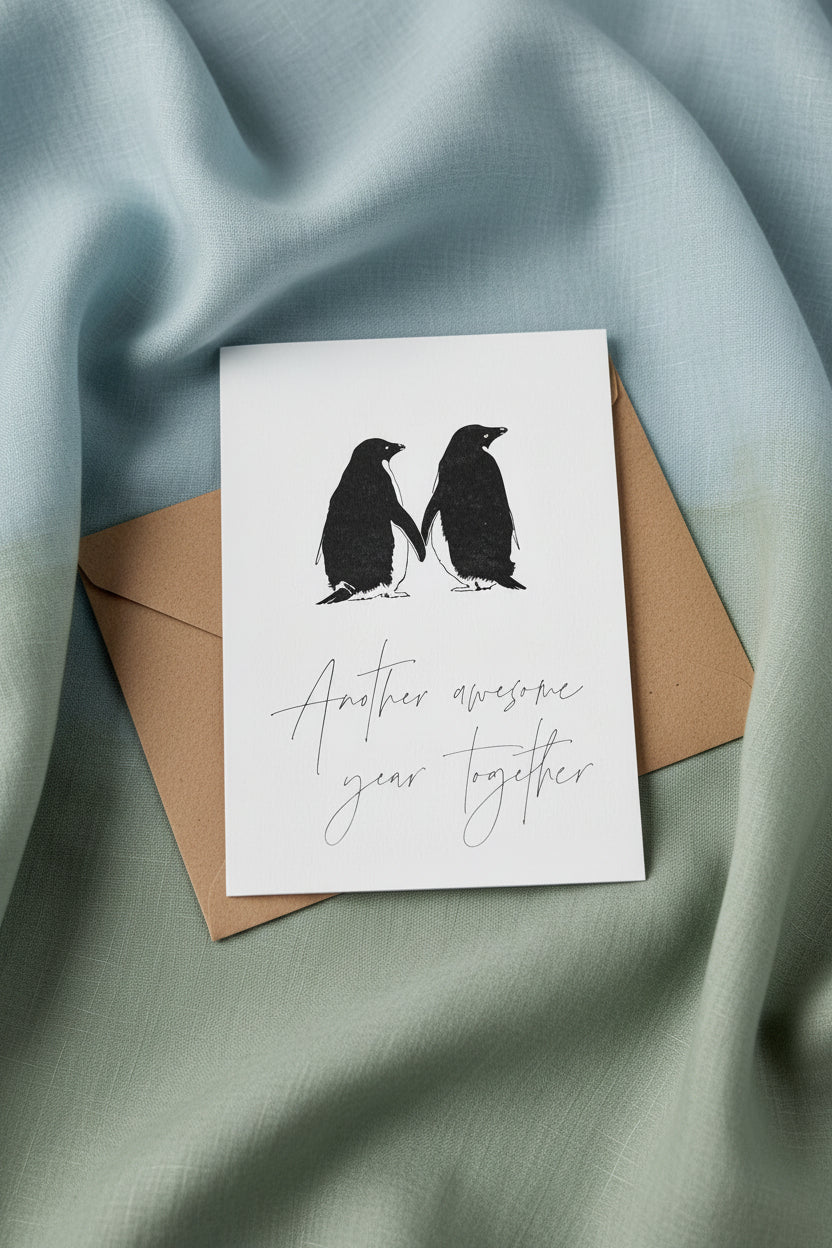 Penguin Sweethearts Card