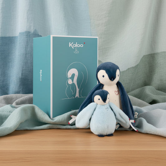 Penguin Cuddle Plush — Blue