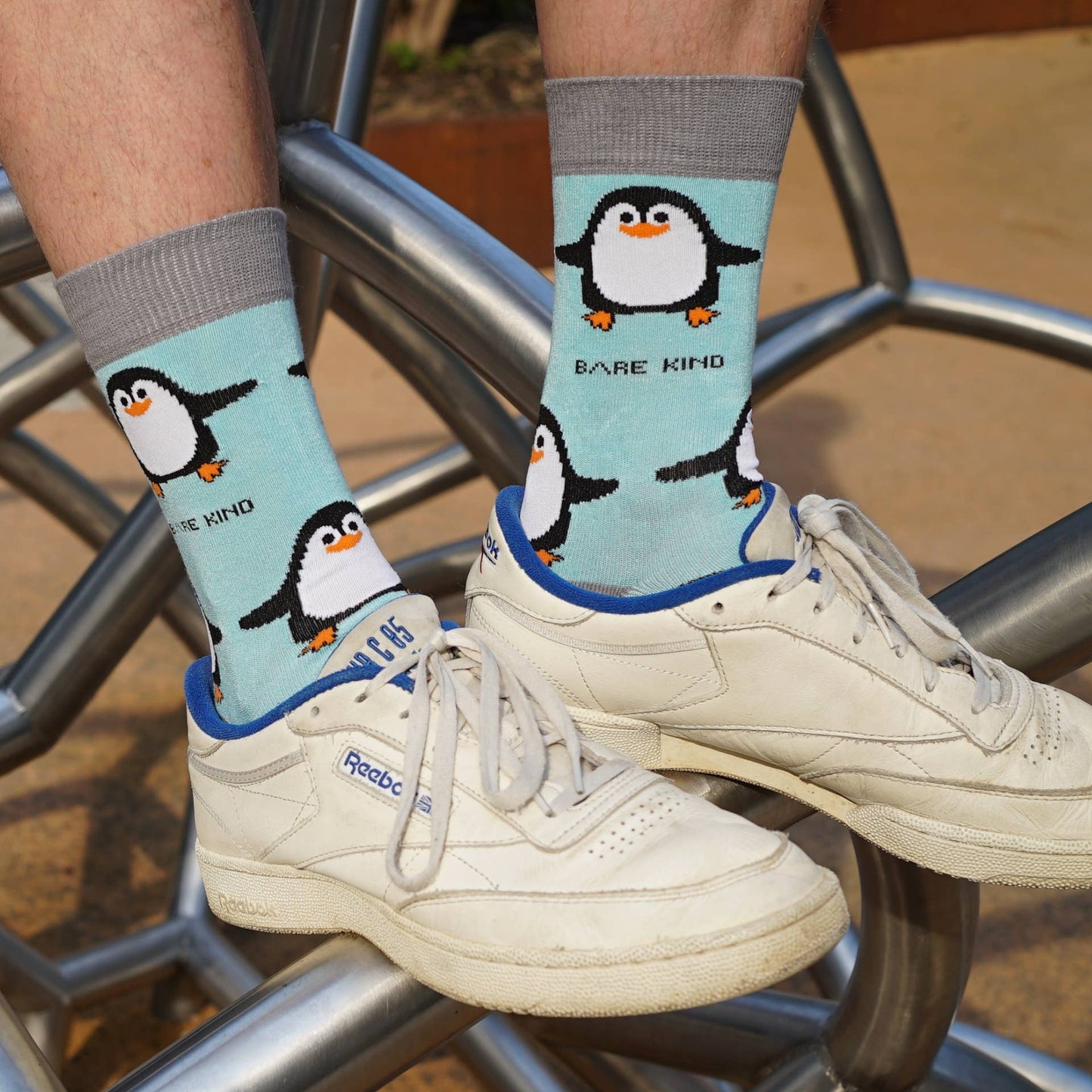 Penguin Socks | Bamboo Socks | Aqua Socks: Penguins / Single Pair / UK Adult 4-7