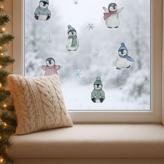 Penguin Window Stickers