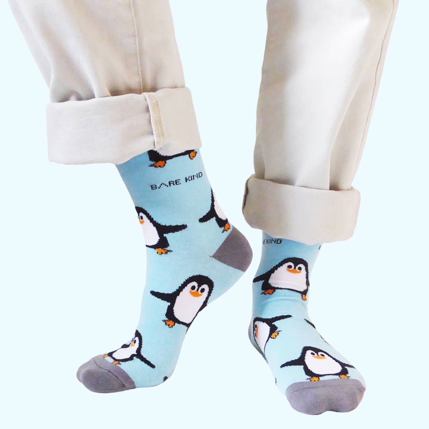 Penguin Socks | Bamboo Socks | Aqua Socks: Penguins / Single Pair / UK Adult 4-7