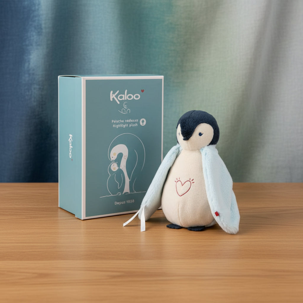 Nightlight Plush Penguin - Blue