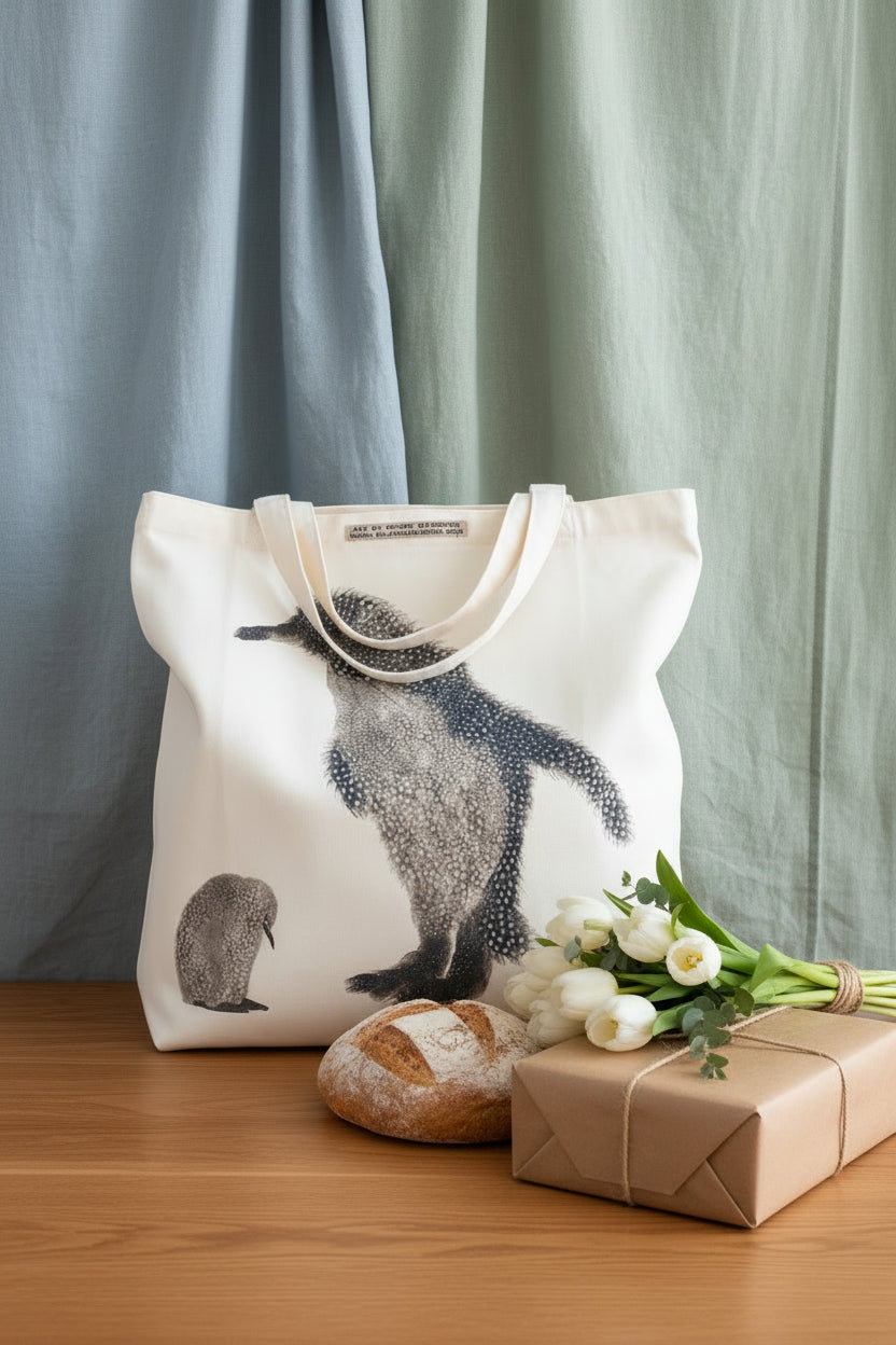 Large Penguin & Baby Bag