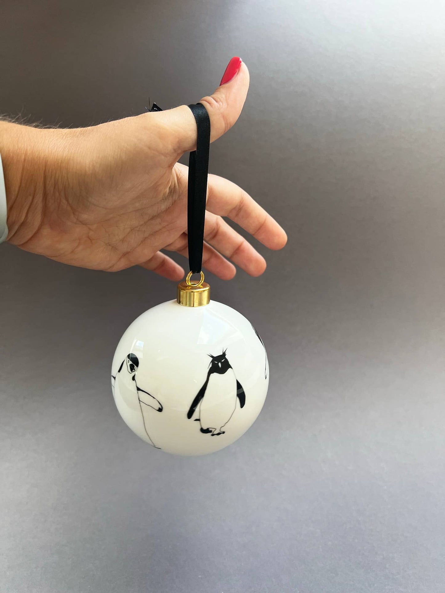 Penguin Bauble Large