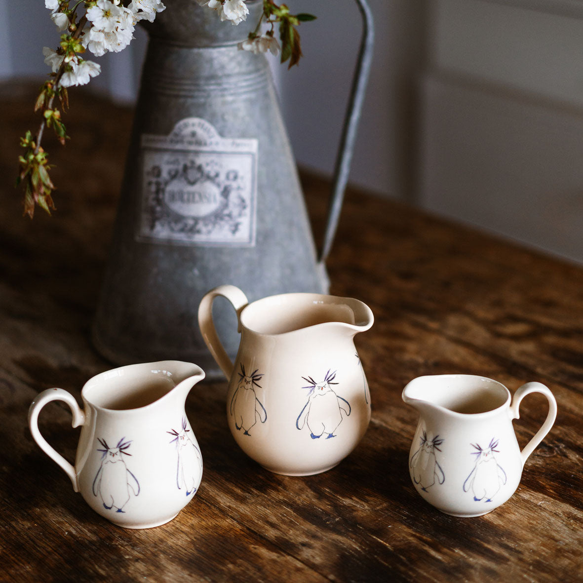 Rockhopper Penguin Jugs