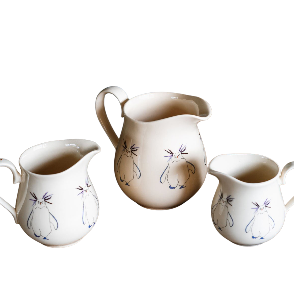 Rockhopper Penguin Jugs